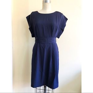 Eliza J Trapunto Sash Dress